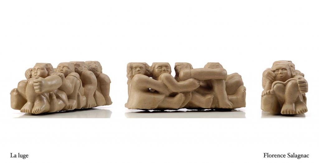 Florence Salagnac - La luge - Triptyque