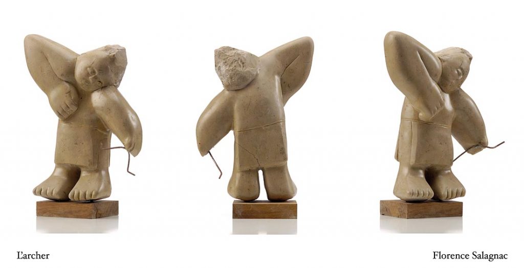 Florence Salagnac - L'archer - Triptyque